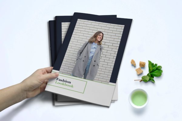 时装订货画册/新品上市产品素材库精选目录设计模板v1 Fashion Lookbook Template