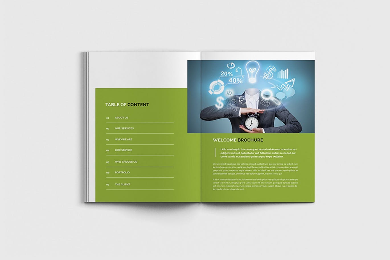 简约好用的A4尺寸营销宣传画册房地产楼书杂志书籍装帧设计模板插图