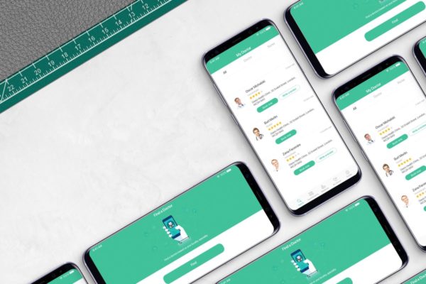 三星智能手机S9应用程序演示设备样机 S9 Mockup