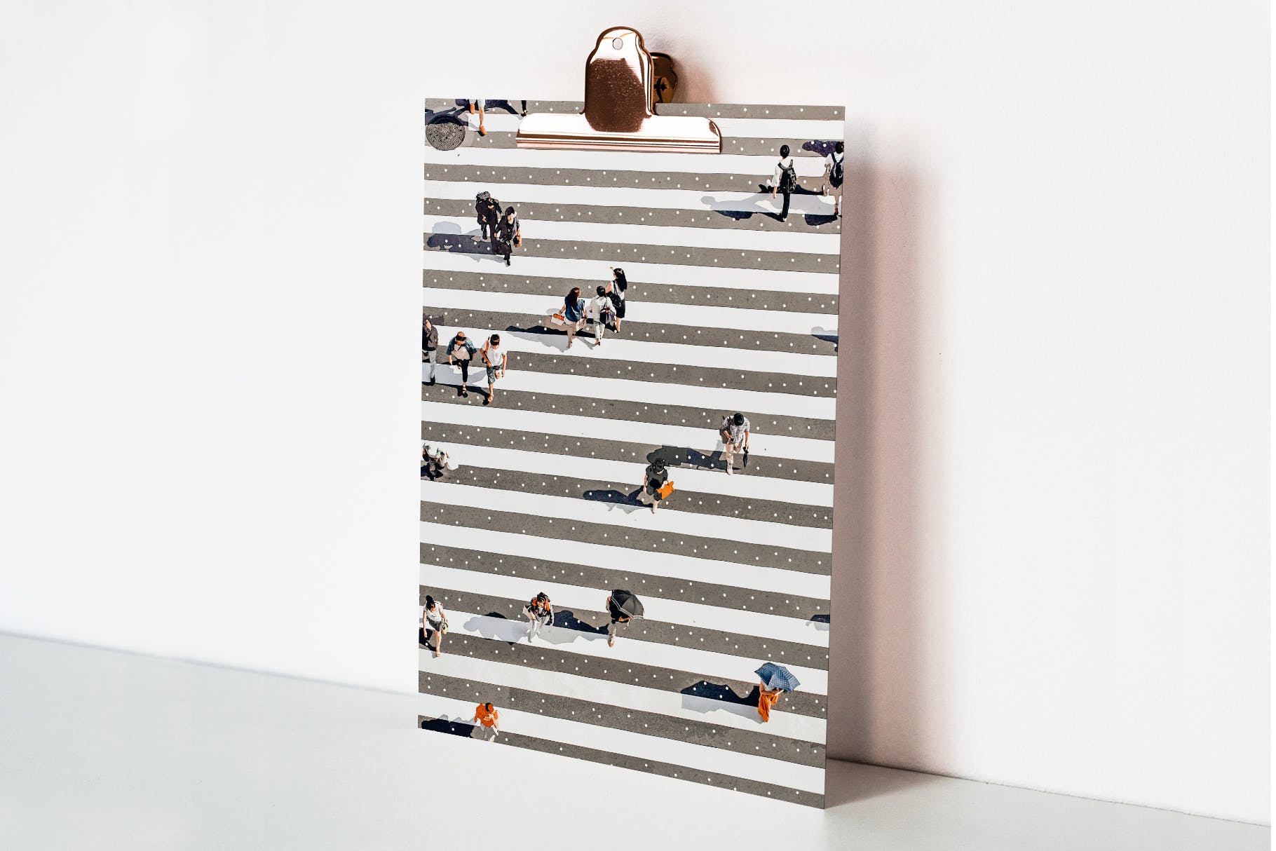 雨中行人水彩艺术办公文具设计套装 Rain Crossing Art & Stationary Kit插图(3)