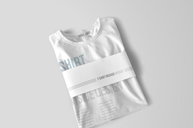 时尚印花T恤服装样机模板 T-Shirt Mockups插图(3)