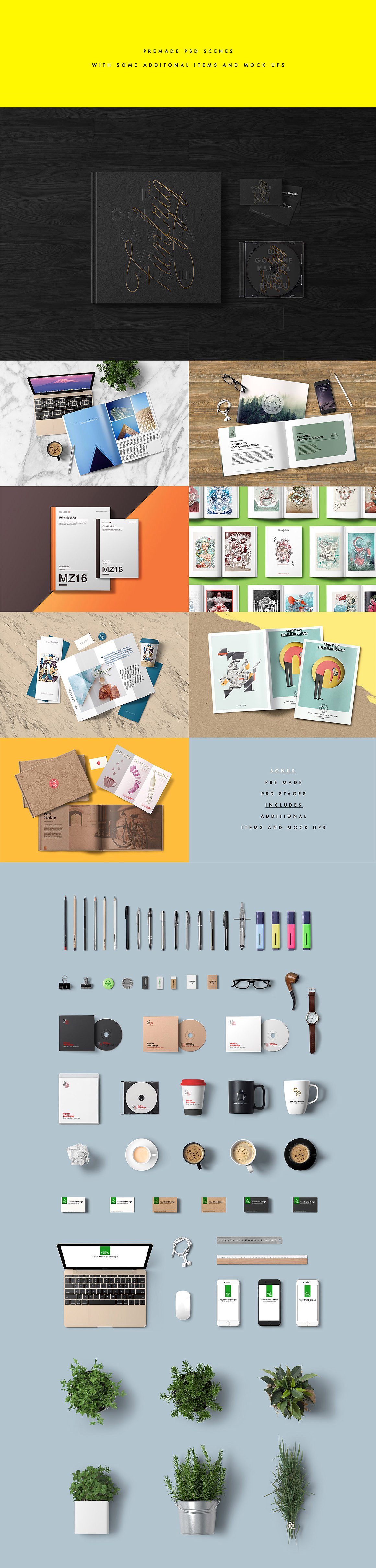 10+GB出版印刷样机超级素材包 Print Mock Up Pack插图(9)