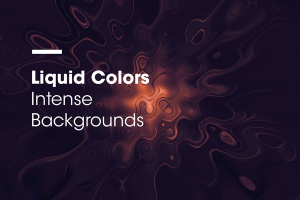 液体波纹色彩艺术抽象背景纹理 Liquid Colors | Intense Backgrounds