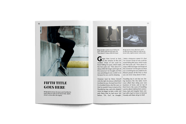 时尚高端多用途的杂志画册设计模板 Blanc Magazine插图(6)