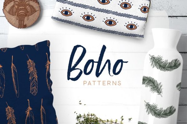 波希米亚花纹集 Bohemian Look Patterns Collection