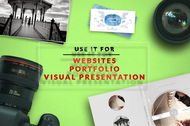 DSLR拍照/摄像场景样机 DSLR Photo / Video Mock Up Creator插图(6)