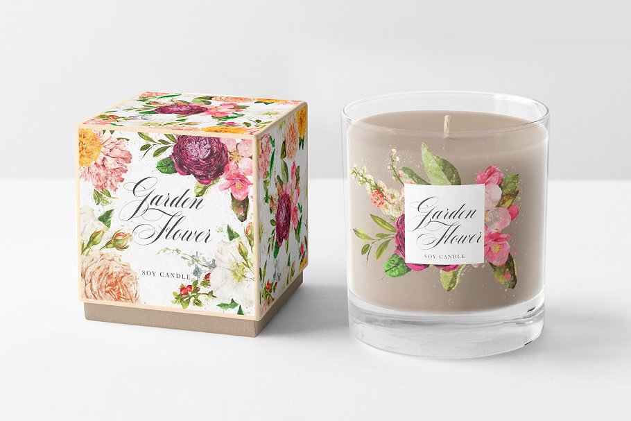 数码绘制温室花卉设计素材包(独立花卉元素&花式字母数字) Hothouse Floral Design ToolKit插图(22)