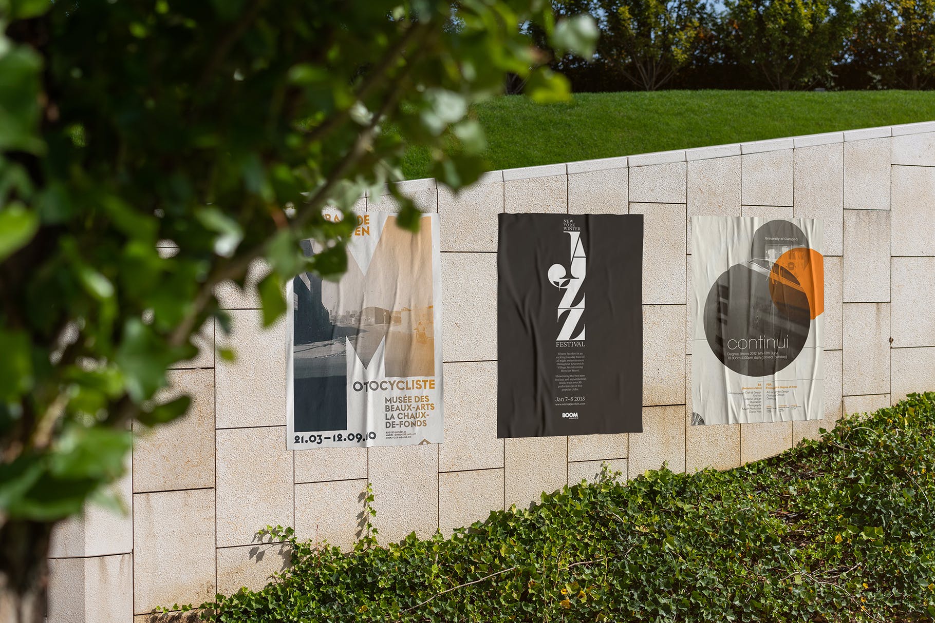 海报户外张贴效果展示样机素材库精选 Outside Poster Mock-Up’s插图(12)