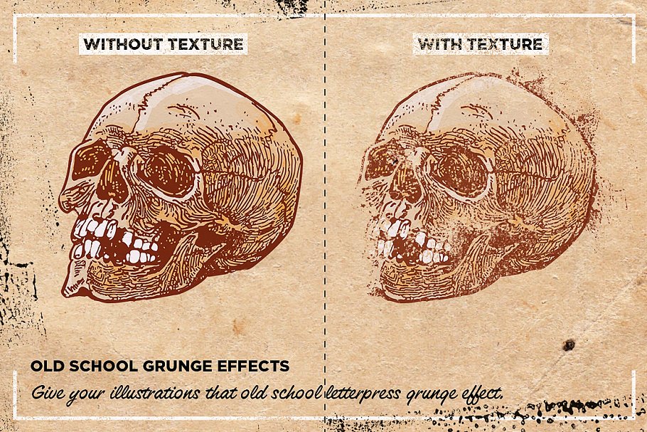 滚刷墨水图案纹理 Rolled ink textures插图(2)