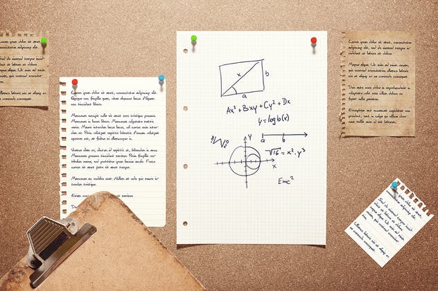 设计创作工作室场景生成器 Sketchbook / Stationery Scene Creator Mock-up插图(1)