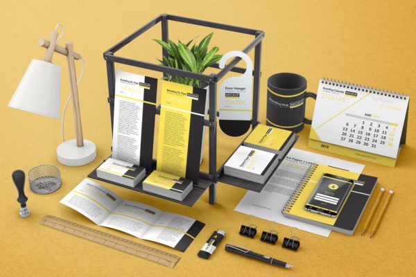 品牌企业办公用品场景样机合集 Branding &amp; Identity Mockups