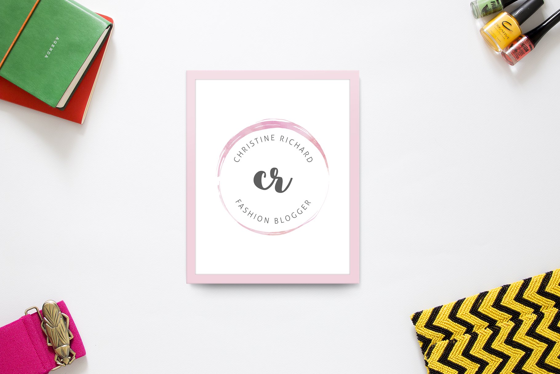 女性风格女性品牌Logo模板合集v2 Feminine Logo templates vol 2插图(4)