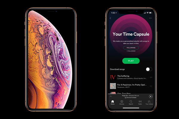 新鲜滚热辣：iPhone Xs 样机模板