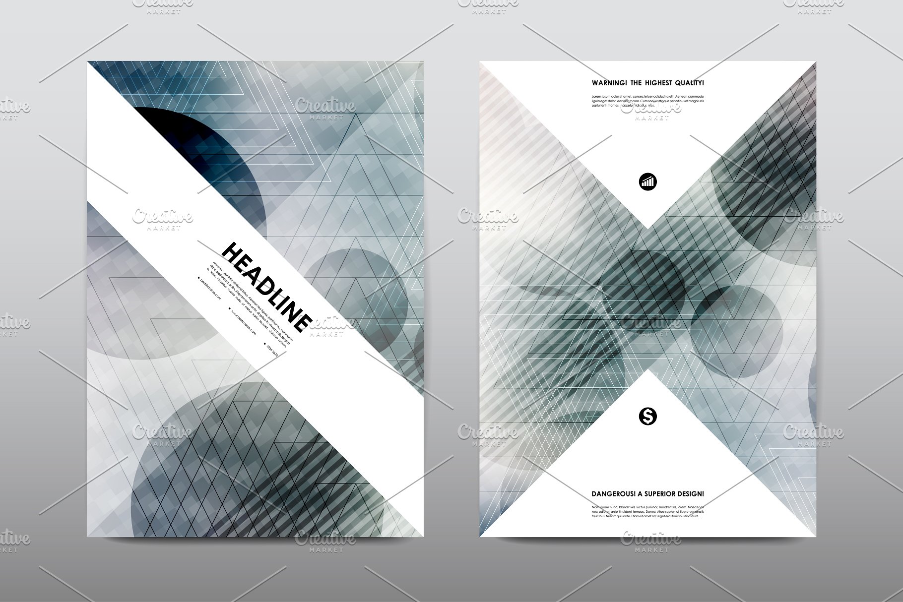 50+商业企业宣传小册子模板 50+ Business Brochures Bundle插图(18)