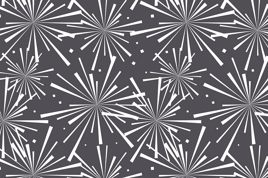 喜庆节日图案无缝纹理 Festive Seamless Patterns Set插图(1)