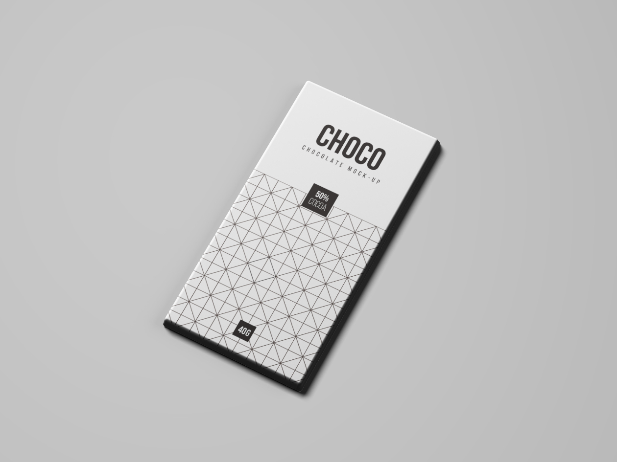 巧克力包装设计样机模板插图(1)