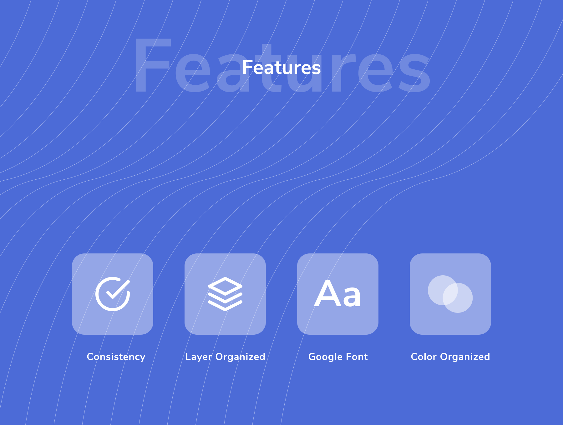 素材库下午茶：简约现代设计风格的着陆页UI设计套件[Fig]插图(1)