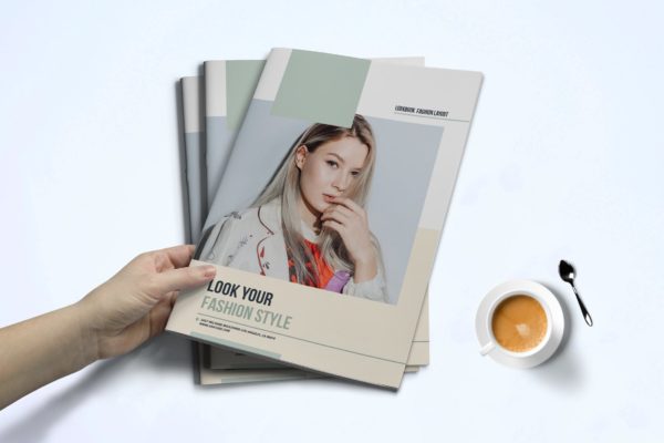 时装订货画册/新品上市产品素材库精选目录设计模板v2 Fashion Lookbook Template