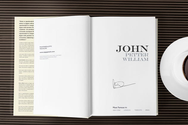 精装封面厚书籍外观设计样机模板 6 Book Mockups插图(1)