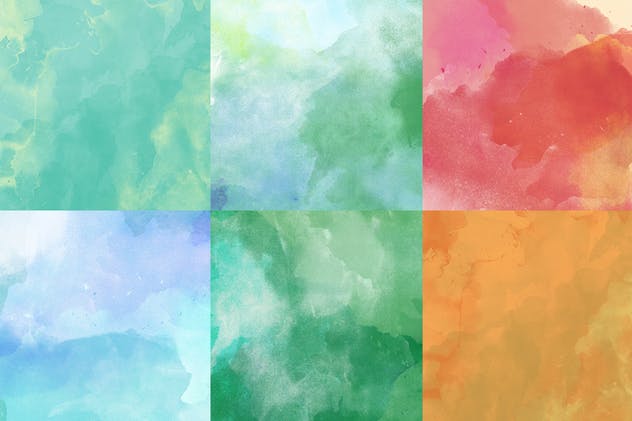 独特的抽象水彩纹理套装Vol.4 Watercolor Textures Vol. 4插图(2)