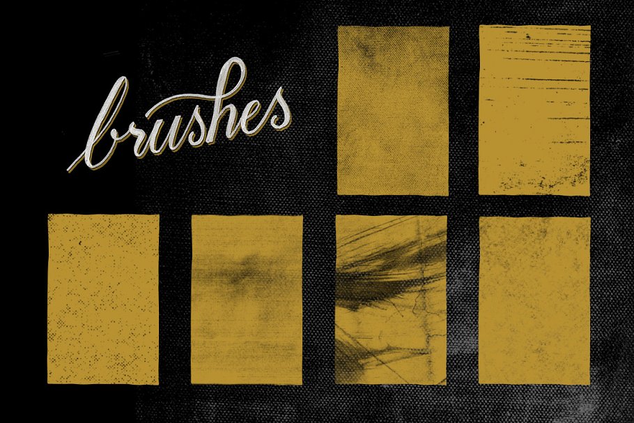 手绘字体设计素材包 Hand Drawn Lettering Supply Kit插图(4)