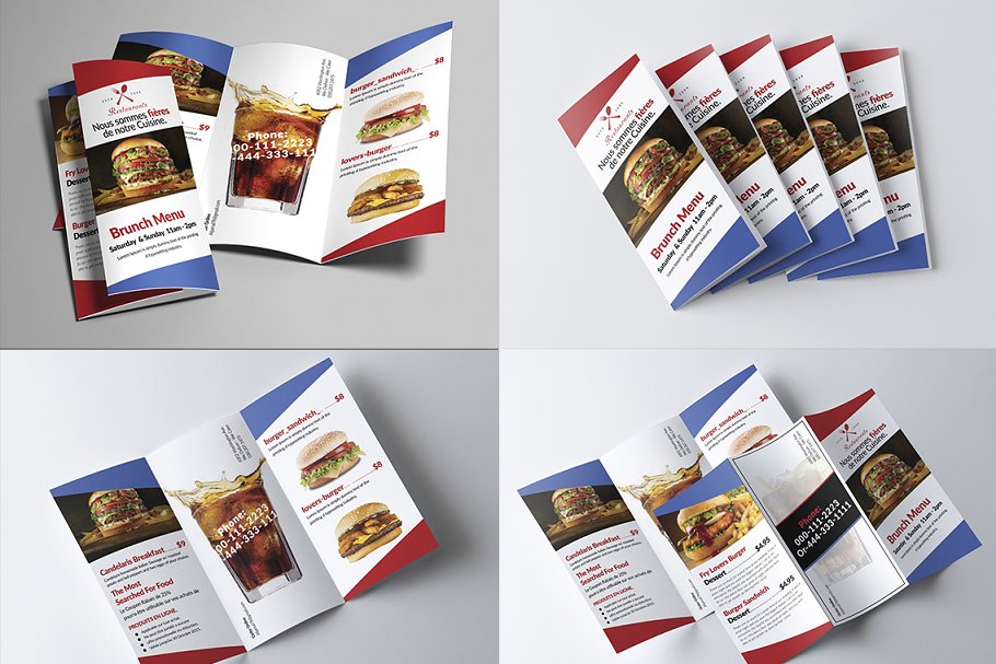 超级三折小册子模板合集 Trifold Brochure Big Bundle插图(11)