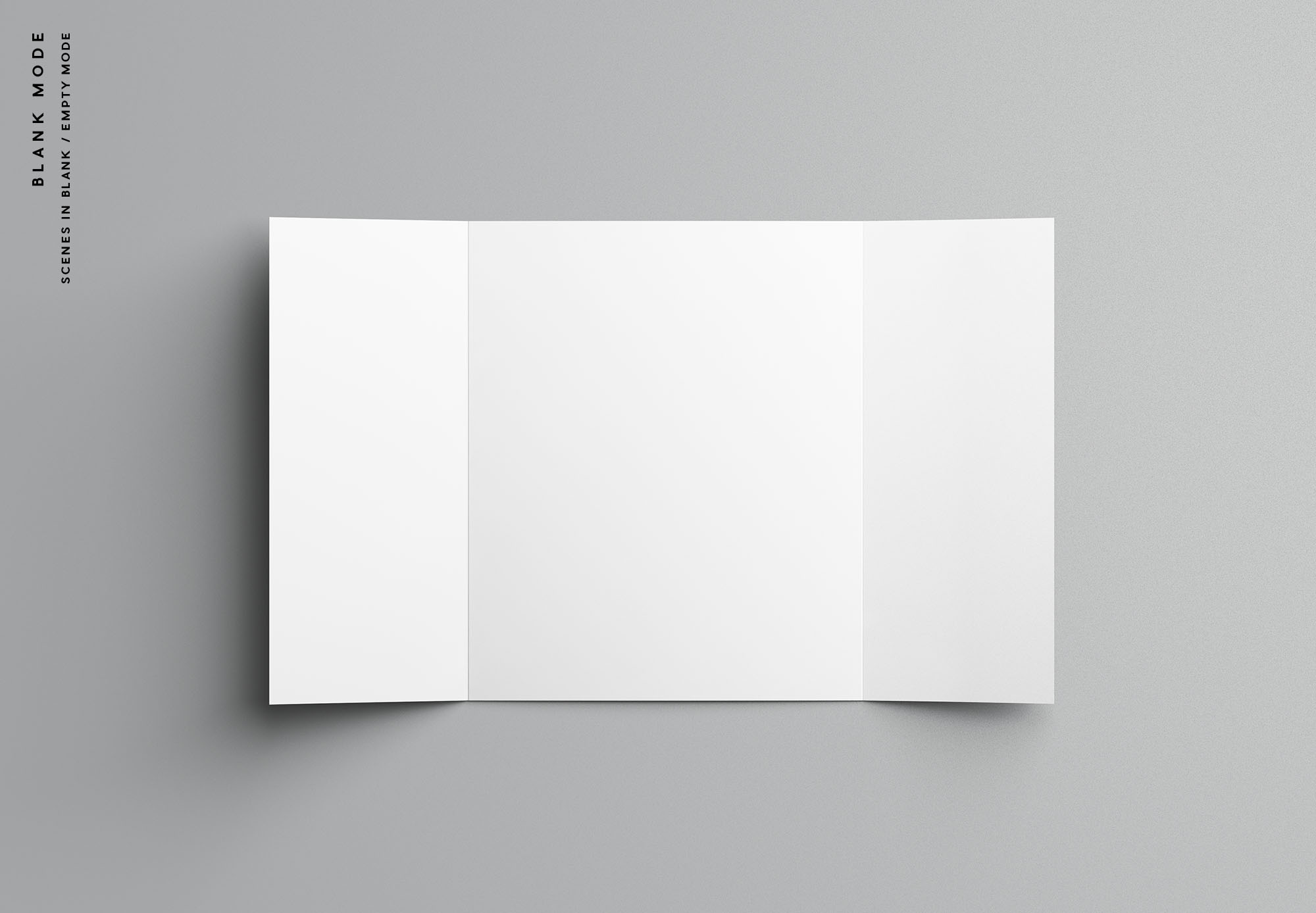 单门折叠宣传册印刷效果图样机 Single Gatefold Brochure Mockup插图(10)