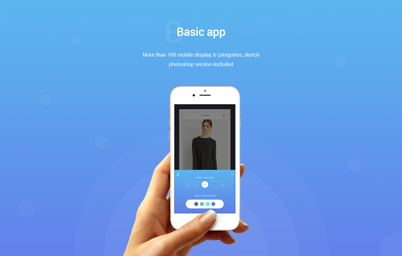 170 APP 界面模板 Knock Mobile UI Kit with Wireframe [PSD&SKETCH]插图(9)