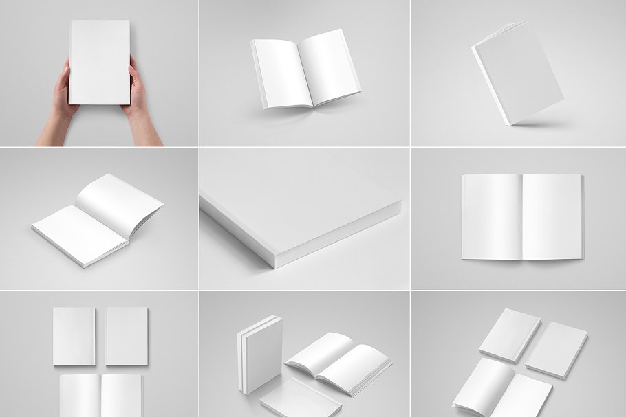 软封面书籍样机 Softcover Edition / Book Mock-Up插图(10)