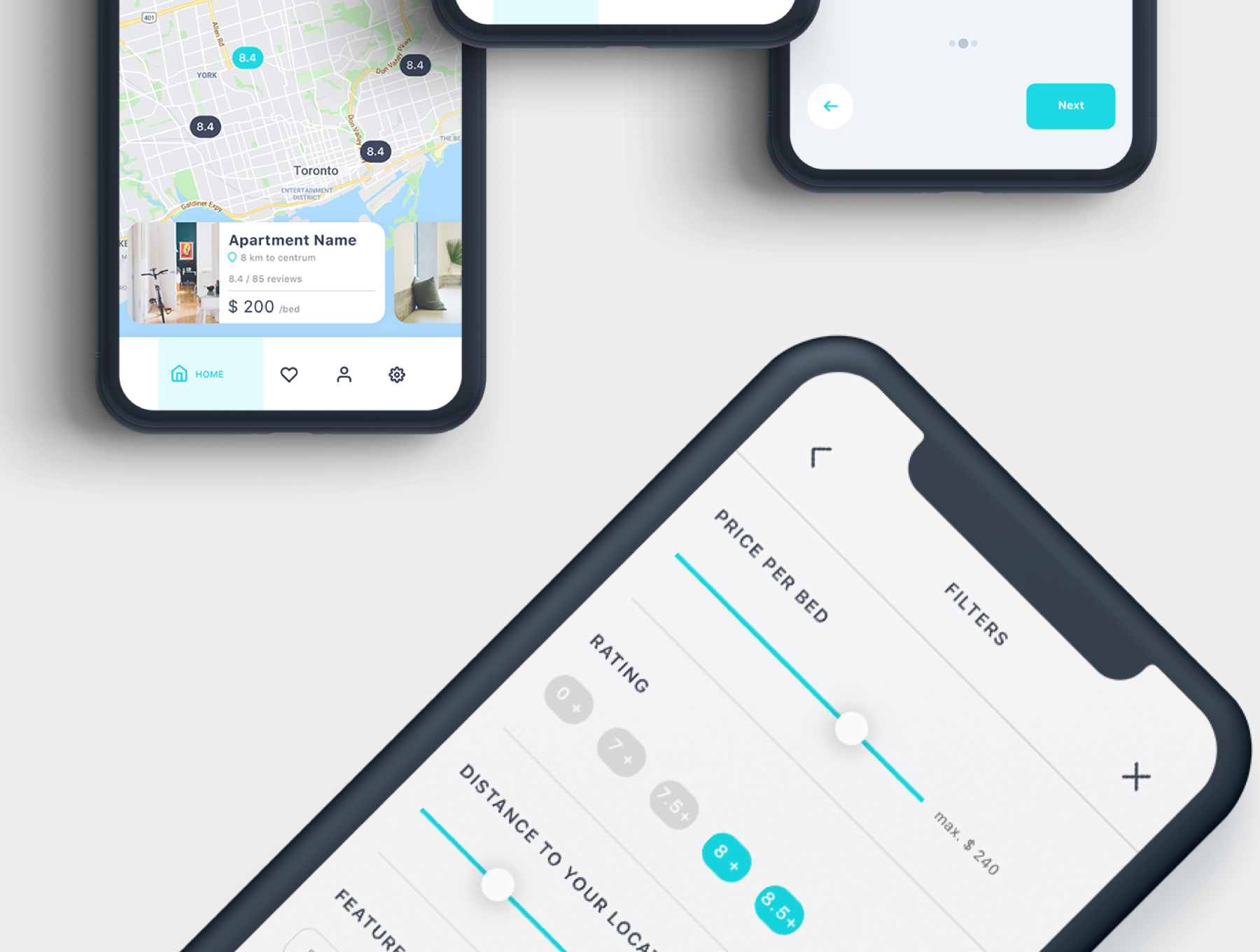 素材库下午茶：名宿酒店预订类APP UI KIT套装模板下载[Sketch]插图(3)