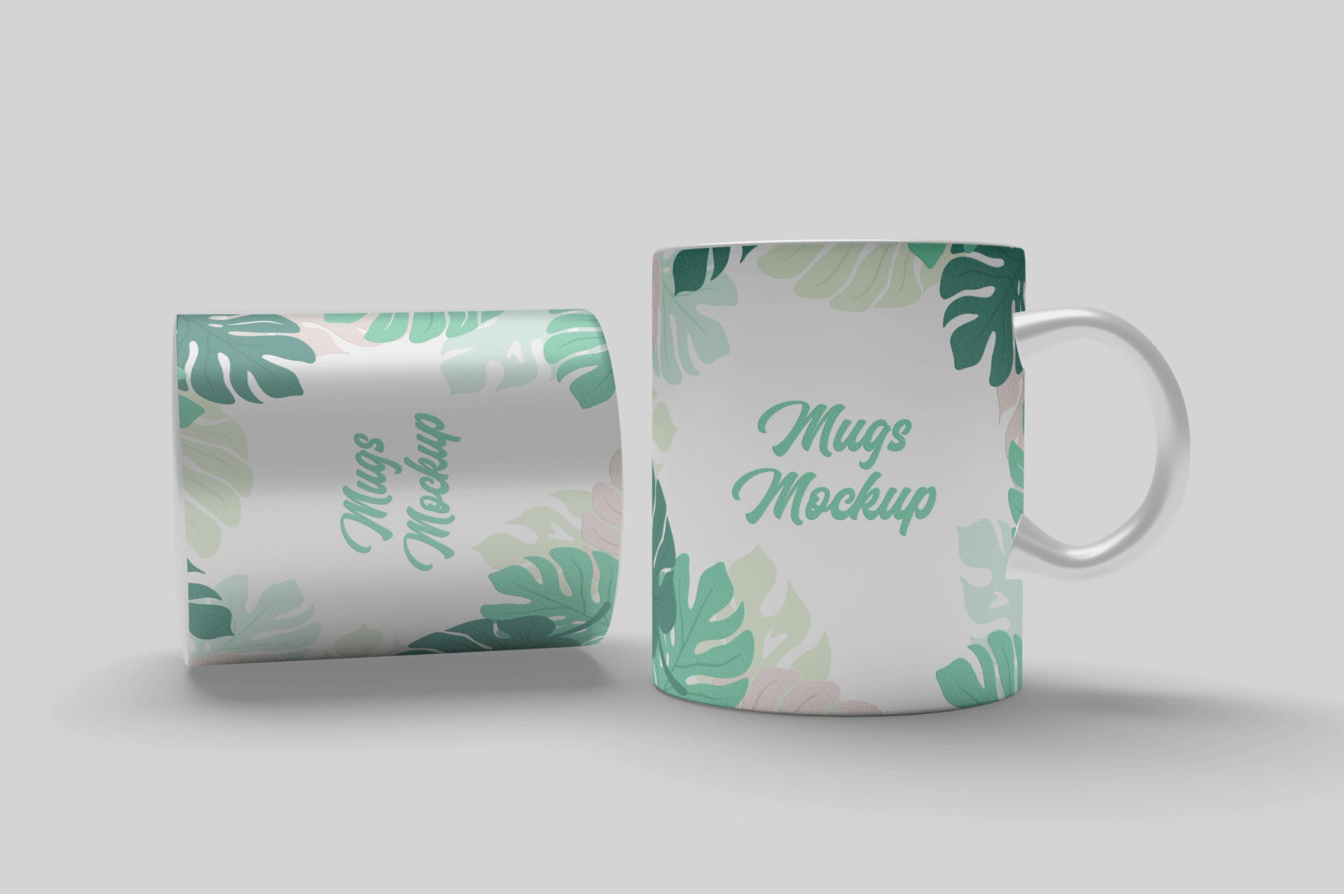 陶瓷马克杯印花图案设计预览素材库精选 Mug Mockups插图(1)