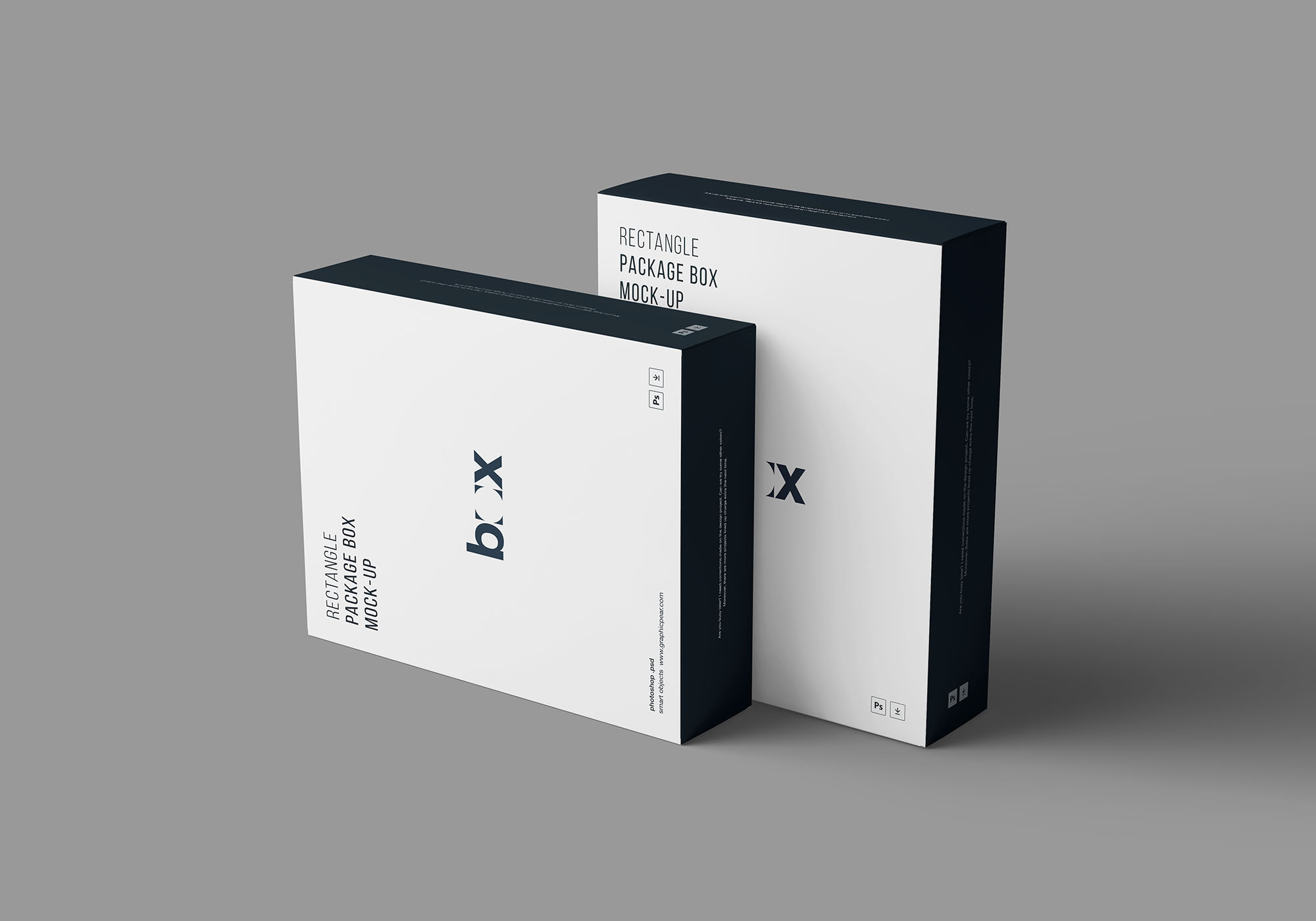 产品包装盒设计印刷效果图样机 Product Box Mockup插图(4)