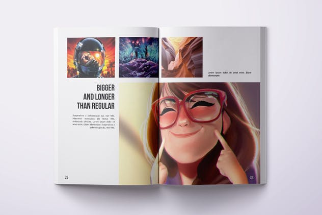 36页多用途A4规格企业画册产品目录设计模板 Multipurpose A4 Portfolio Design – 36 pages插图(11)