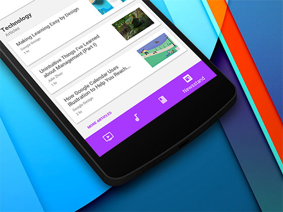 4 枚 Android N 底部导航素材之家精选sketch素材
