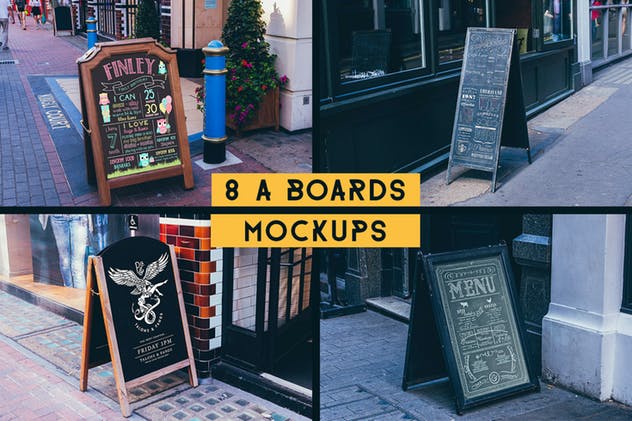 117个店招/店铺黑板样机超级合集 The Ultima Signs Collection插图(2)