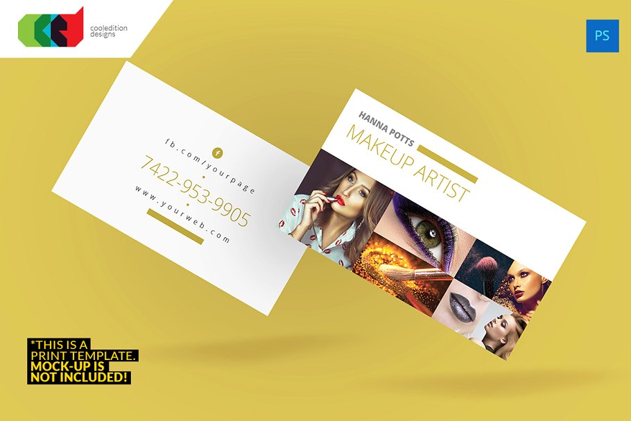 一组多用途商务名片模板 Multipurpose – Business Card 66插图(2)