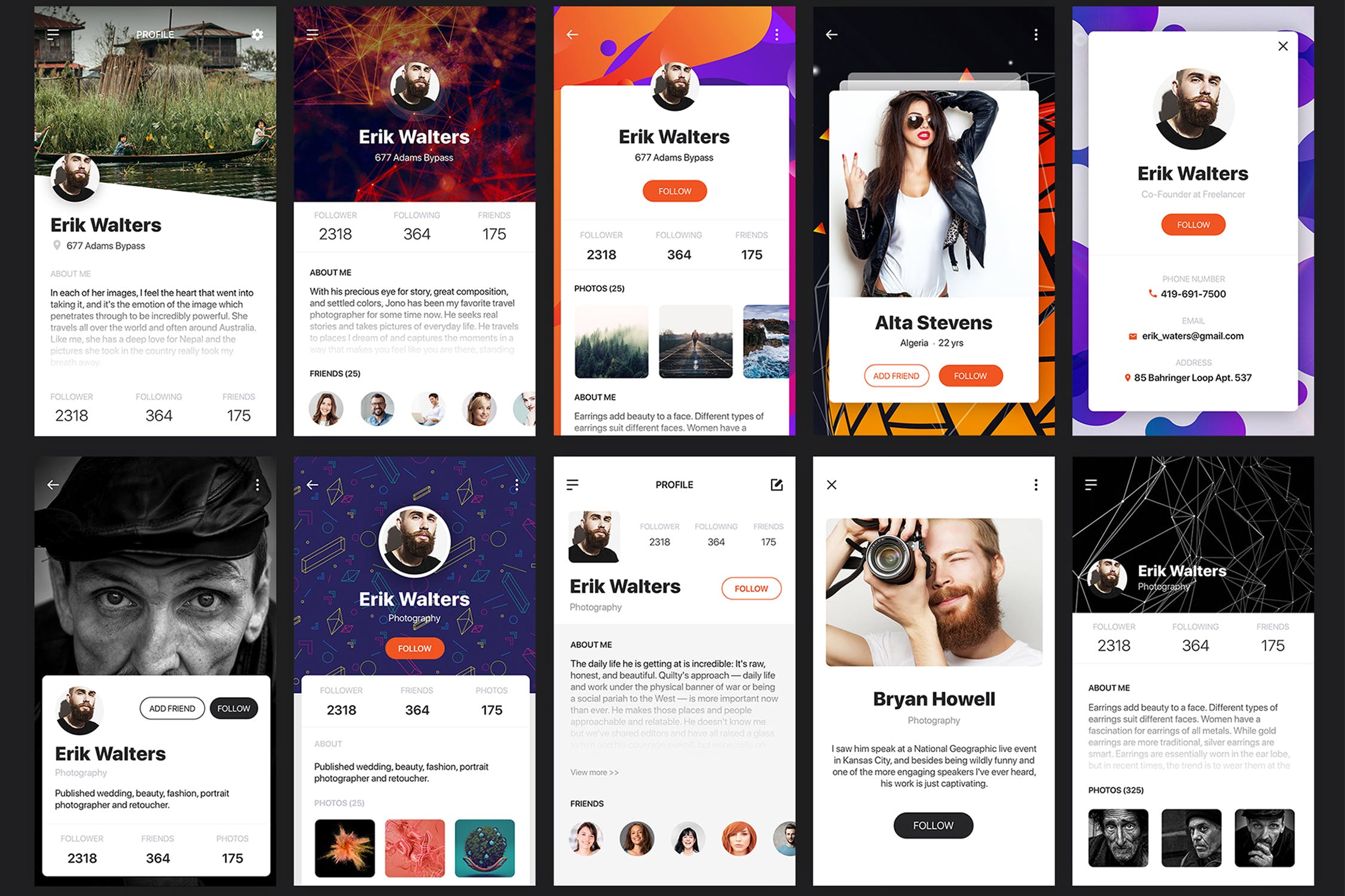 多用途APP应用UI设计套件SKETCH模板 Mocha Mobile UI Kit for SKETCH插图(8)