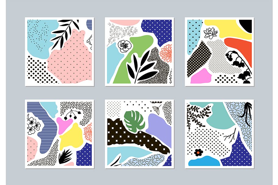 拼贴混合时尚的图形纹理 Collage it!插图(3)