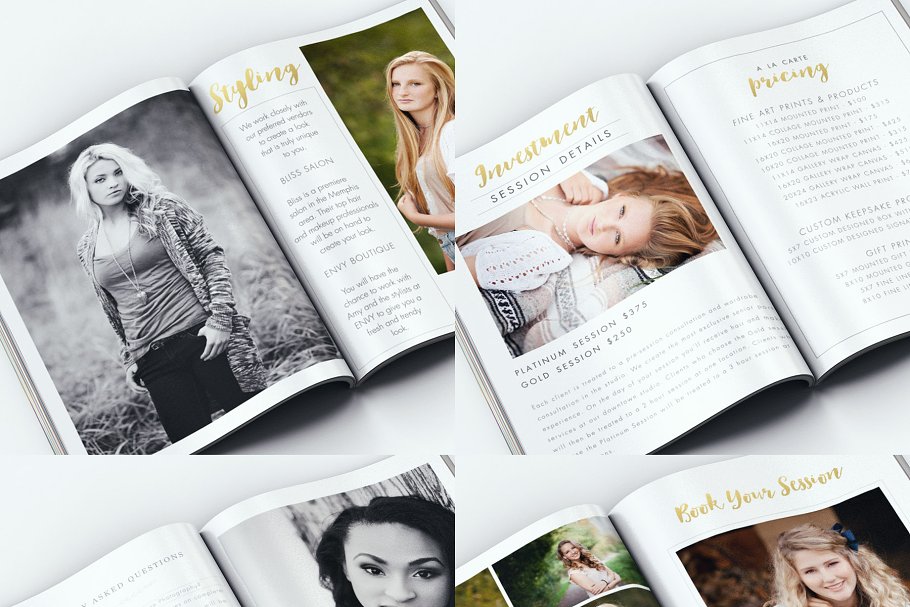 资深摄影师杂志模板 Senior Photography Magazine Template插图(3)