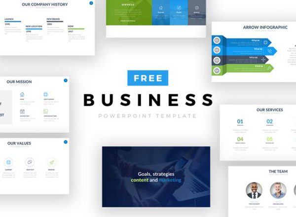 一款现代商务PPT免费模板 Free Business Powerpoint Template [PPT,PPTX]