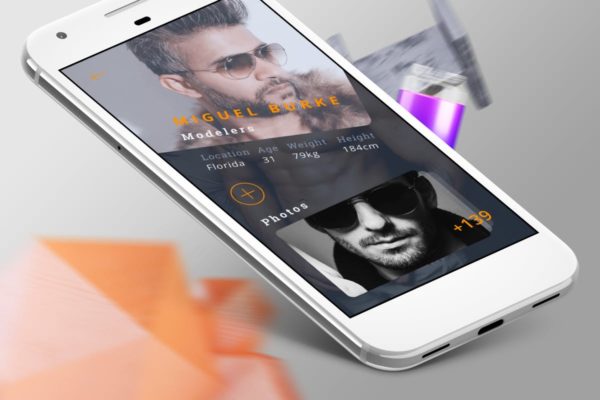 线上用户中心APP界面展示UI套件8 – TH Profile 8 Mobile Ui – TH