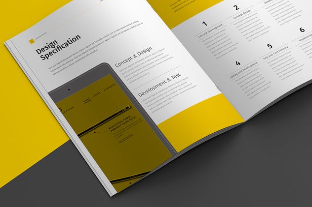 A4规格高端杂志样机模板 A4 Magazine Mock-up插图(11)