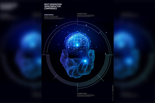 未来高科技概念海报设计模板[PSD]