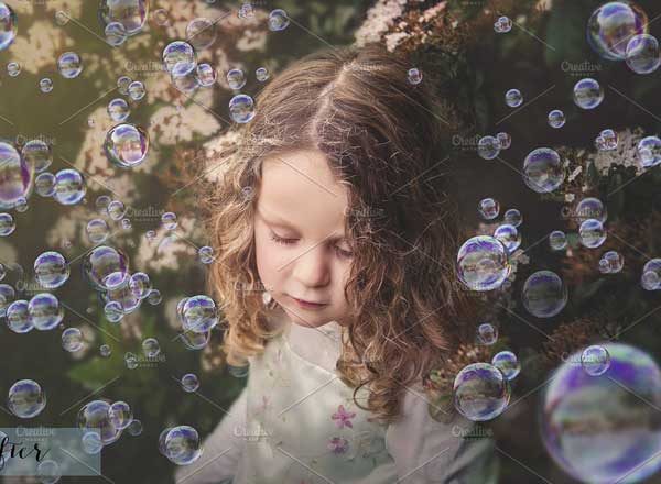 逼真泡沫叠层纹理素材 Fine Art Real Bubble Overlays