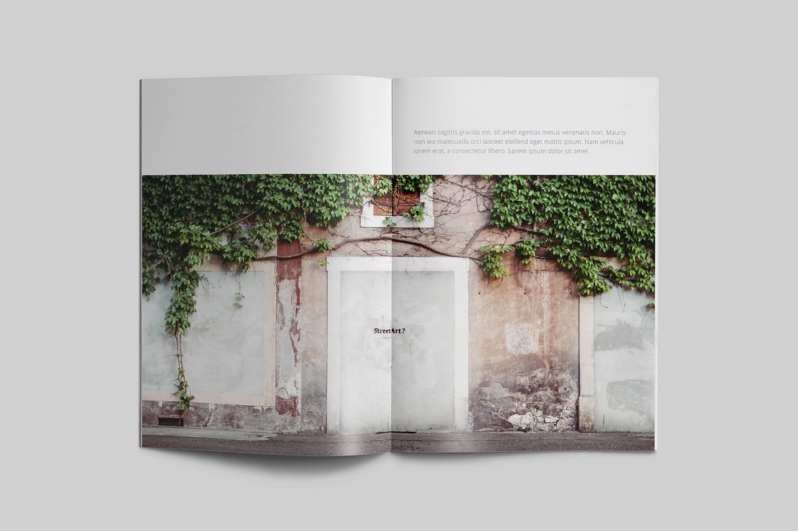 100页漂亮极简的商业化杂志模板下载[indd]插图(46)