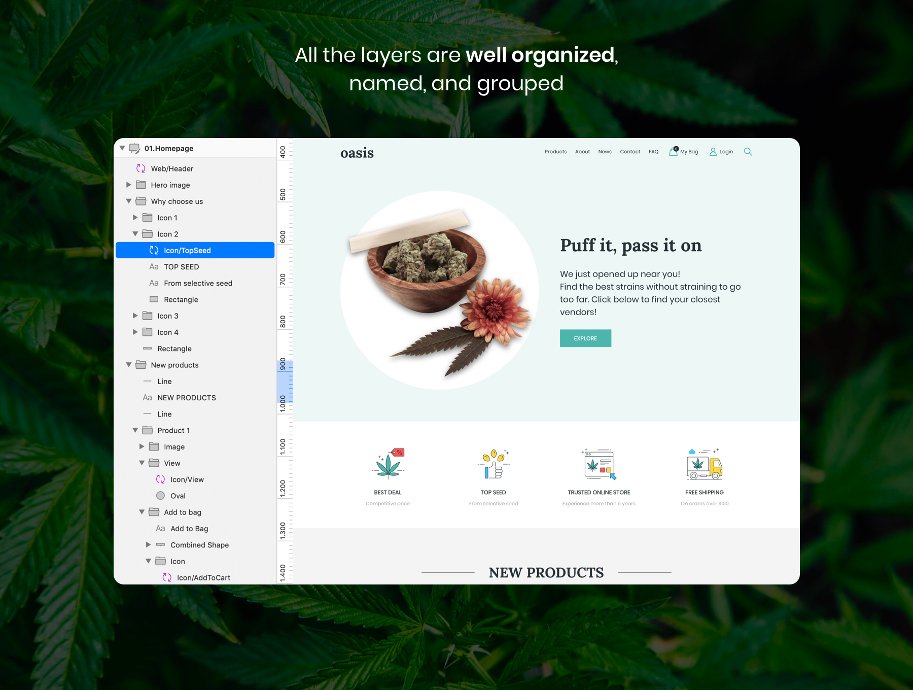 素材库下午茶：电商网页+H5模板下载[Sketch]插图(4)