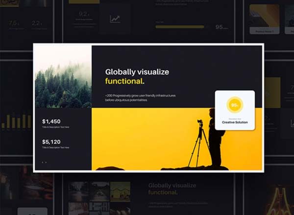 深色酷炫有创意的动画PPT模版下载[pptx]