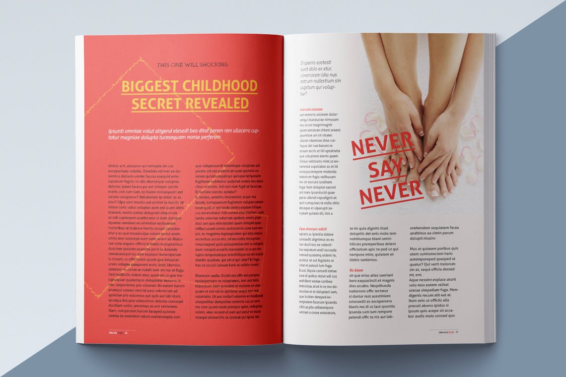 时尚高端多用途的高品质时尚杂志画册宣传册楼书设计模板（indd）插图(11)