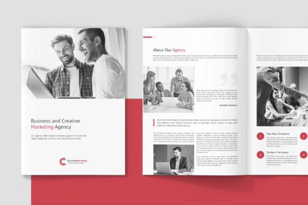 高档企业宣传/年度报告企业画册设计模板 Business Marketing – Company Profile