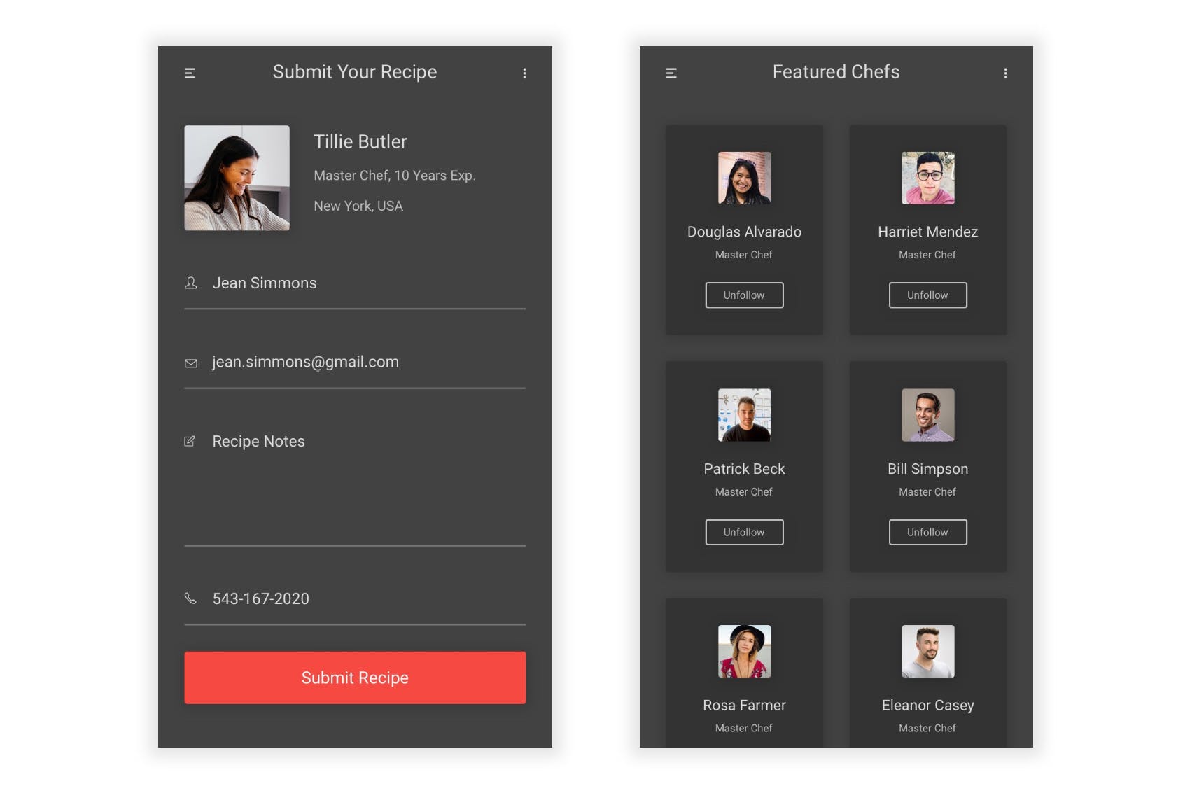 美食食谱APP应用UI界面设计Figma模板 Swad – Food & Recipe Figma UI Kit插图(8)